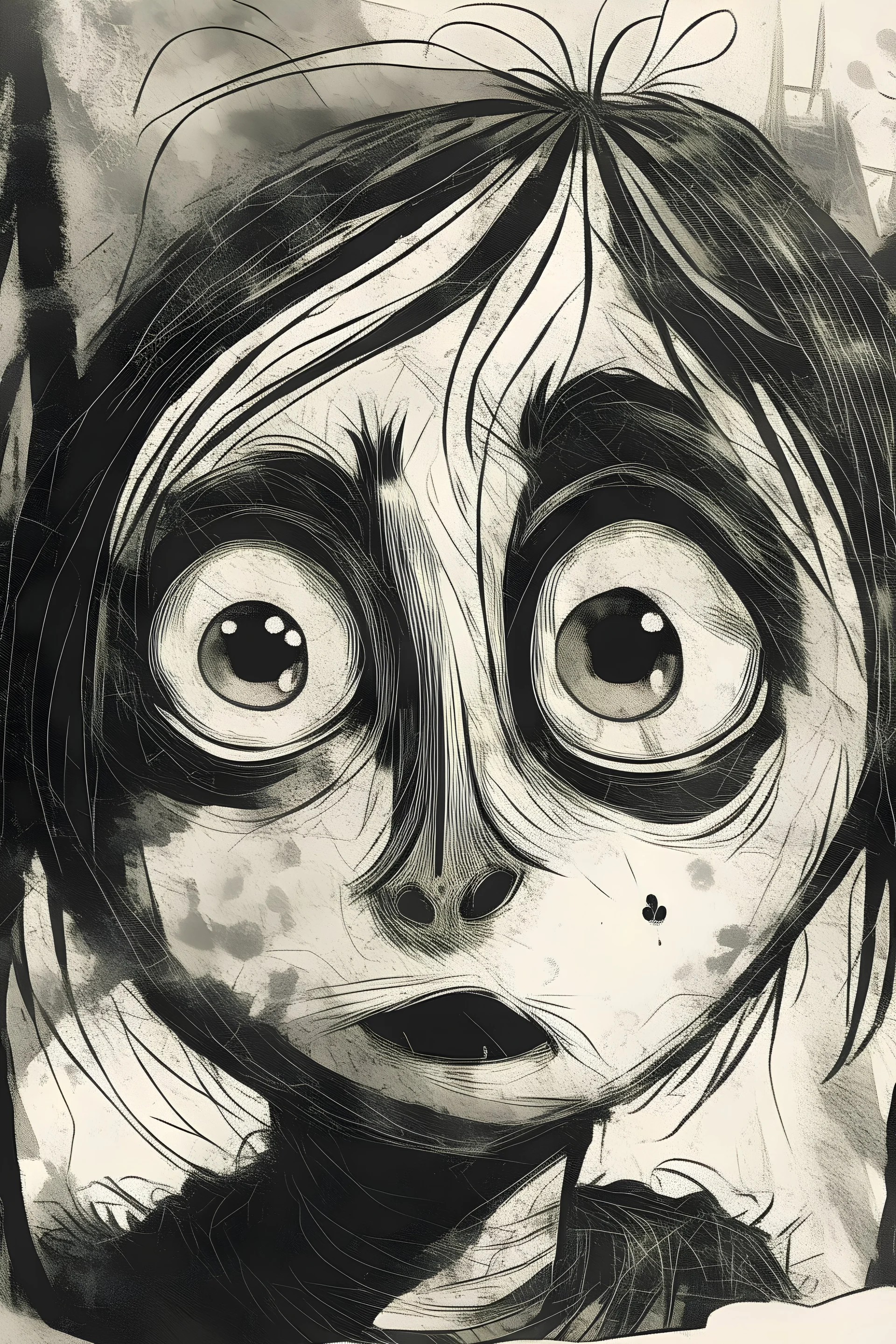 creepy drawing by a child