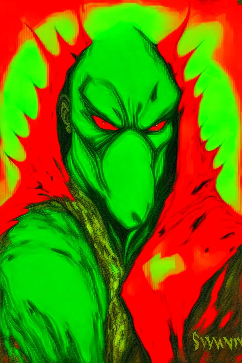 Spawn as painted by Van Gogh