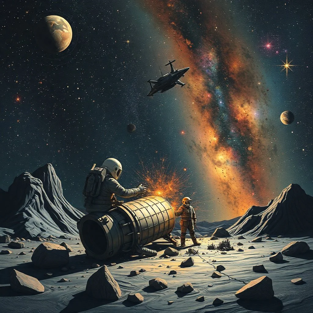 Galactic accident