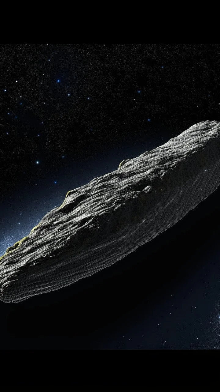 A comet looks like French Baguette