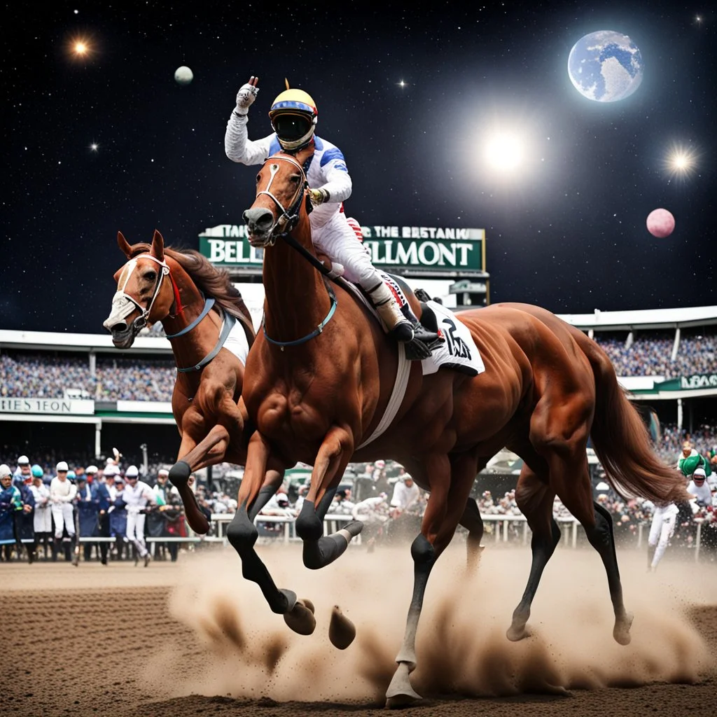 The Belmont Stakes in outer space