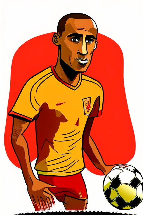 Danilo Luis Helio Pereira Portuguese football player , cartoon 2d