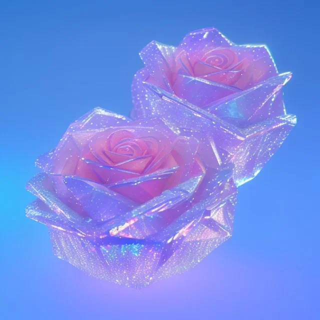 transparent crystal rose, crystallized,Holographic Simulation, cinema lighting, cinema 4d, octane render, 3d render, incrate detailed,fantasy art, photo realistic, shinening light,moonstone crystal bird, iresendent, shine, epic