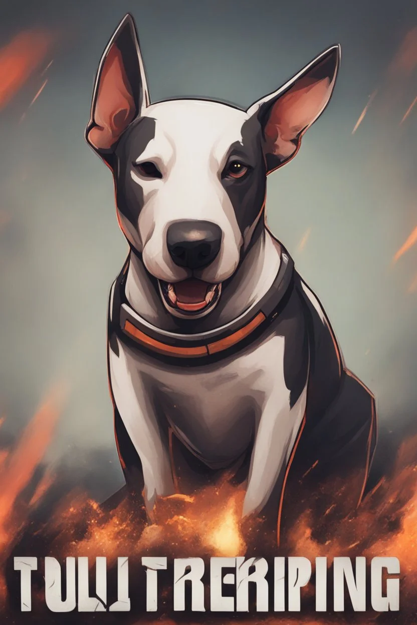 bull terrier gaming logo