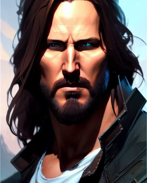 "matt mercer, 45 full-scale head and shoulders portrait, 8k resolution concept art portrait by Greg Rutkowski, Artgerm, WLOP, Alphonse Mucha dynamic lighting hyperdetailed intricately detailed Splash art trending on Artstation triadic colors Unreal Engine 5 volumetric lighting Splash art fantasy"