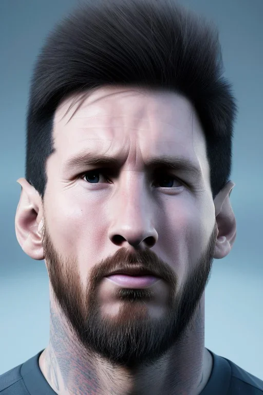 Lionel Messi, head and shoulders portrait, head and shoulders portrait, 8k resolution concept art portrait by Greg Rutkowski,