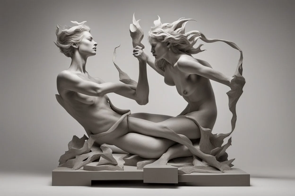 sculpture is an unusual fantasy