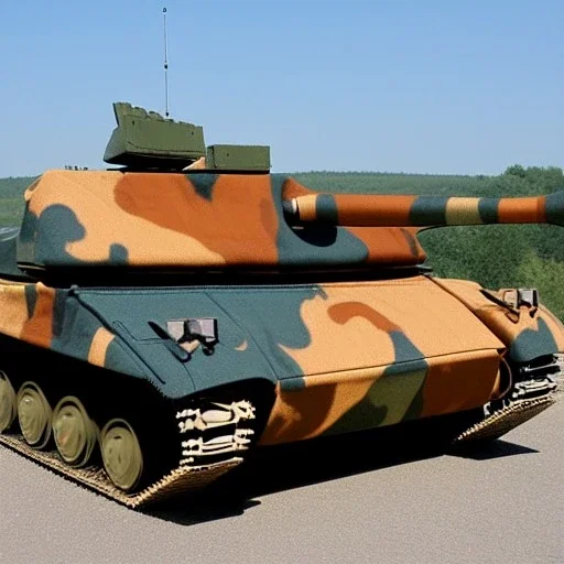 Tiger Camouflage tank