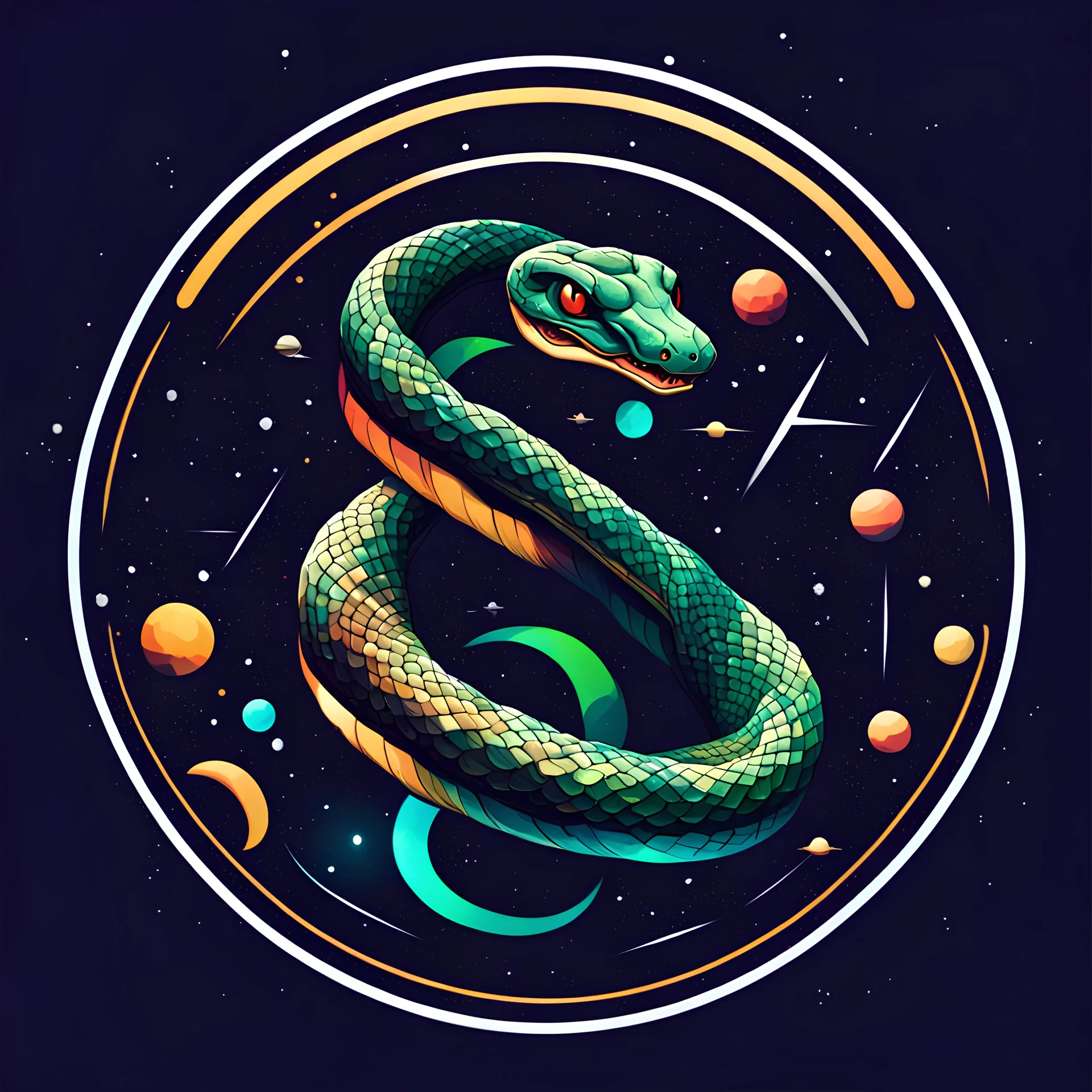 snake space logo