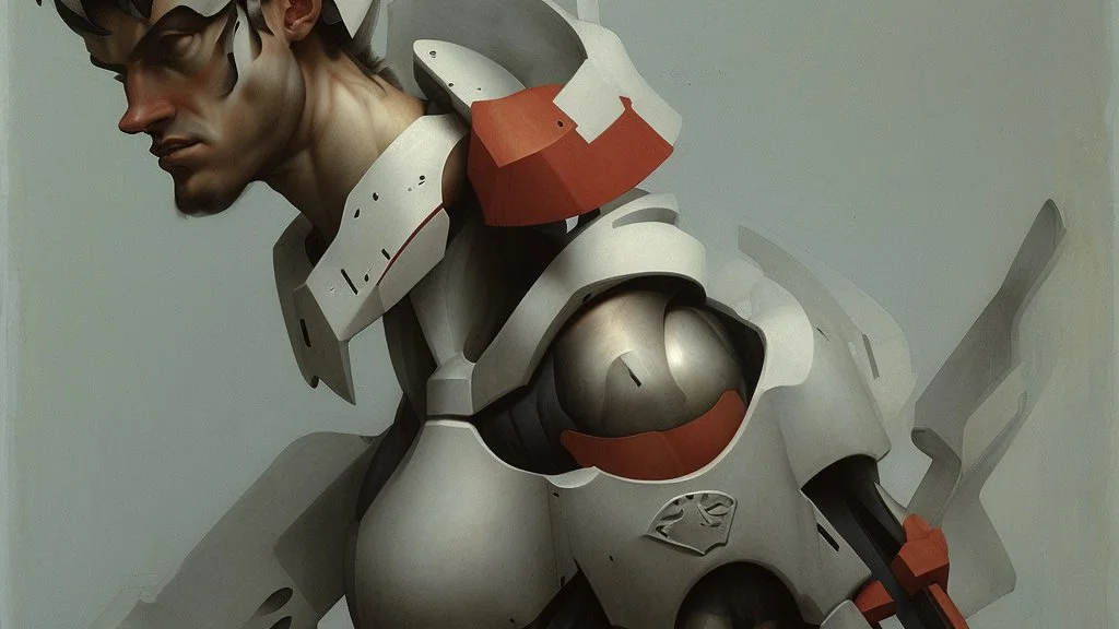 modern crussader by Andrea del Sarto