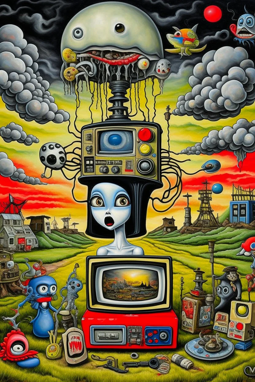 The media consumed is a mood organ; pop surrealism