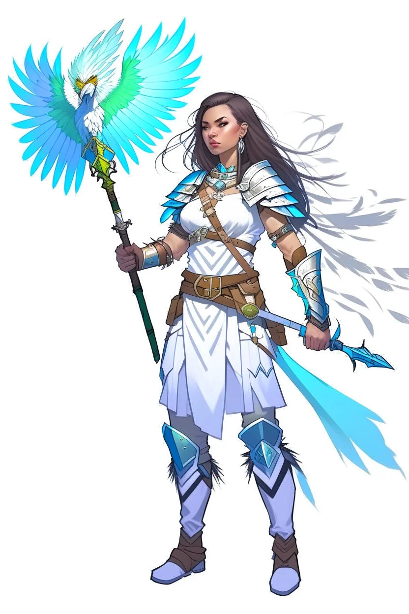 female aasimar barbarian dnd character