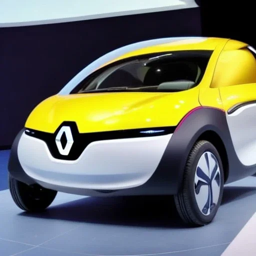 Renault Zoë, hover car, futuristic, flying