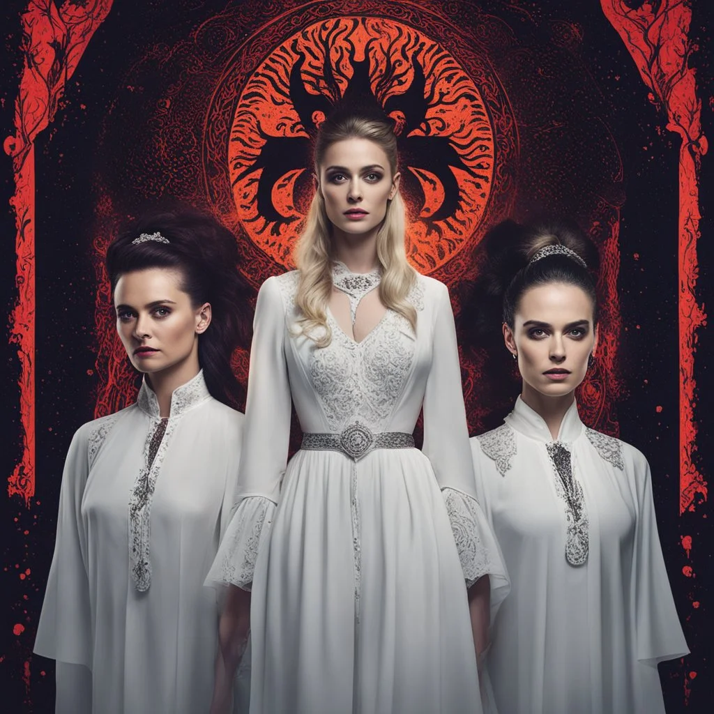 [american gods] three 3 Zorya sisters [Twilight/Evening, Dawn/Morning, Midnight]: Zorya Vechernyaya, Utrennyaya, Polunochnaya (dark magic, danger, stress)