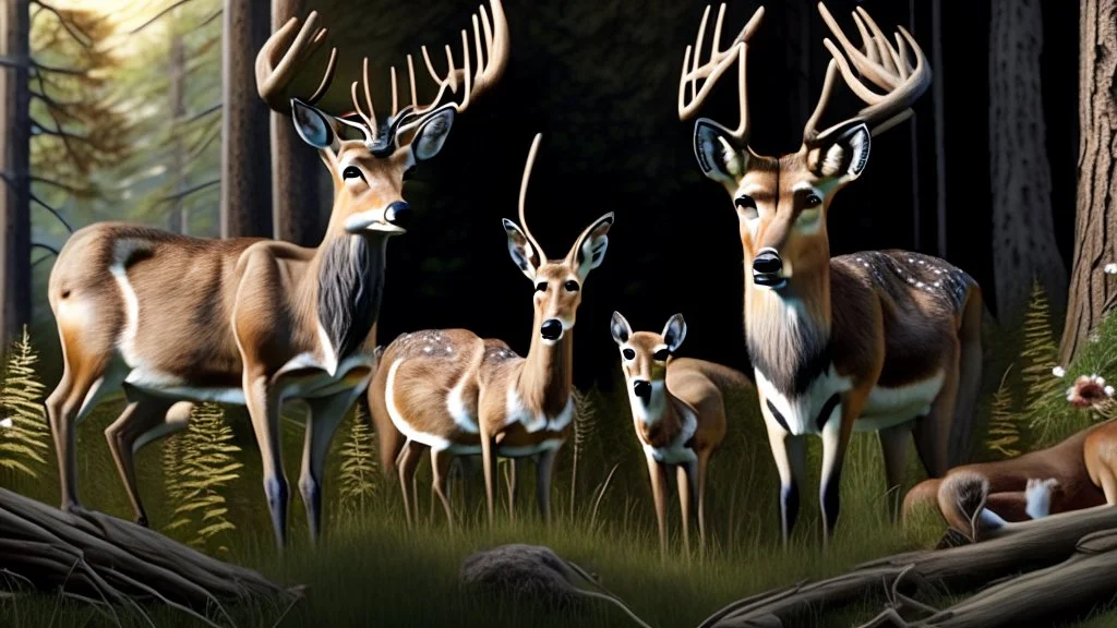 the deceased deer's family stalks company