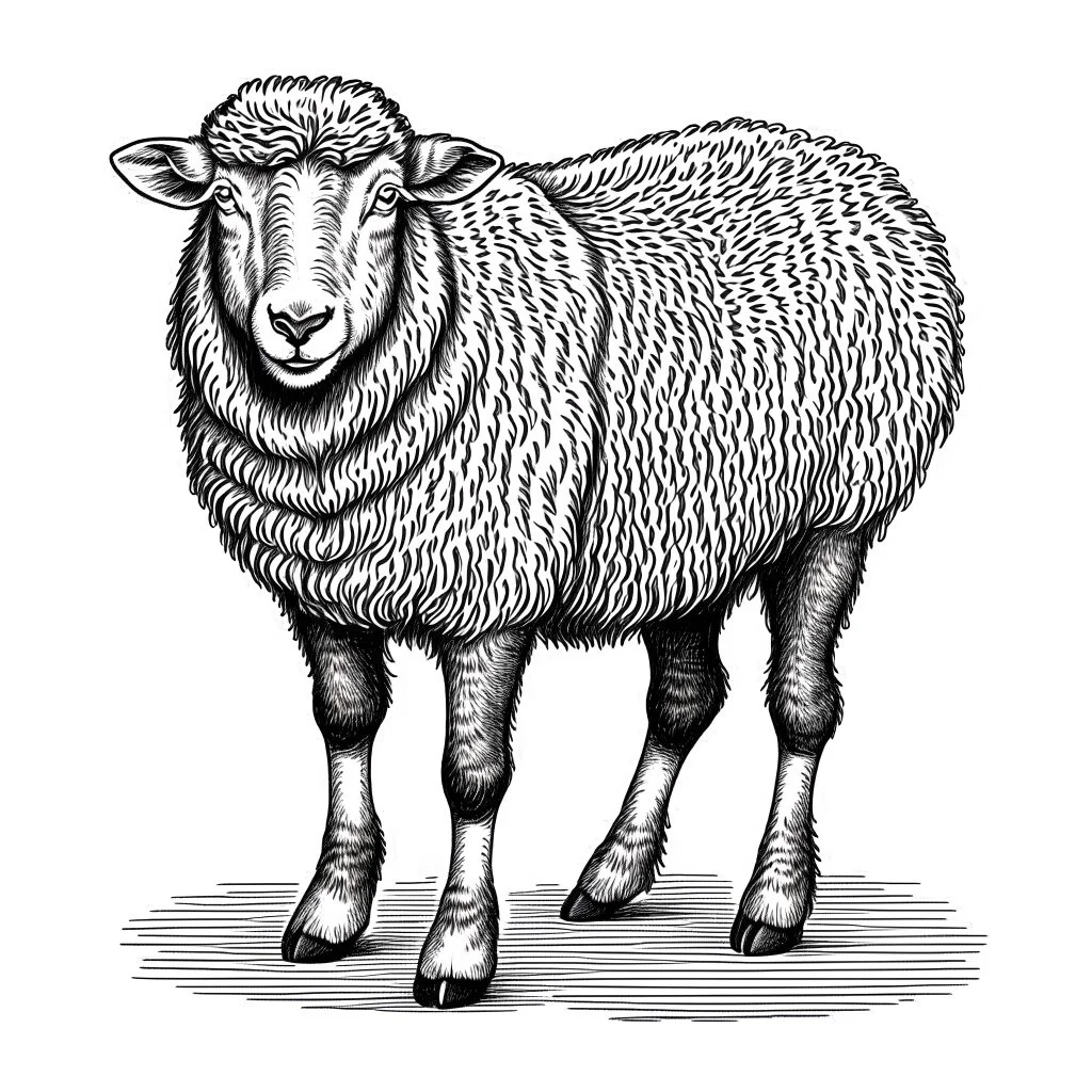 Sheep Drawing Images - Free Download on Freepik