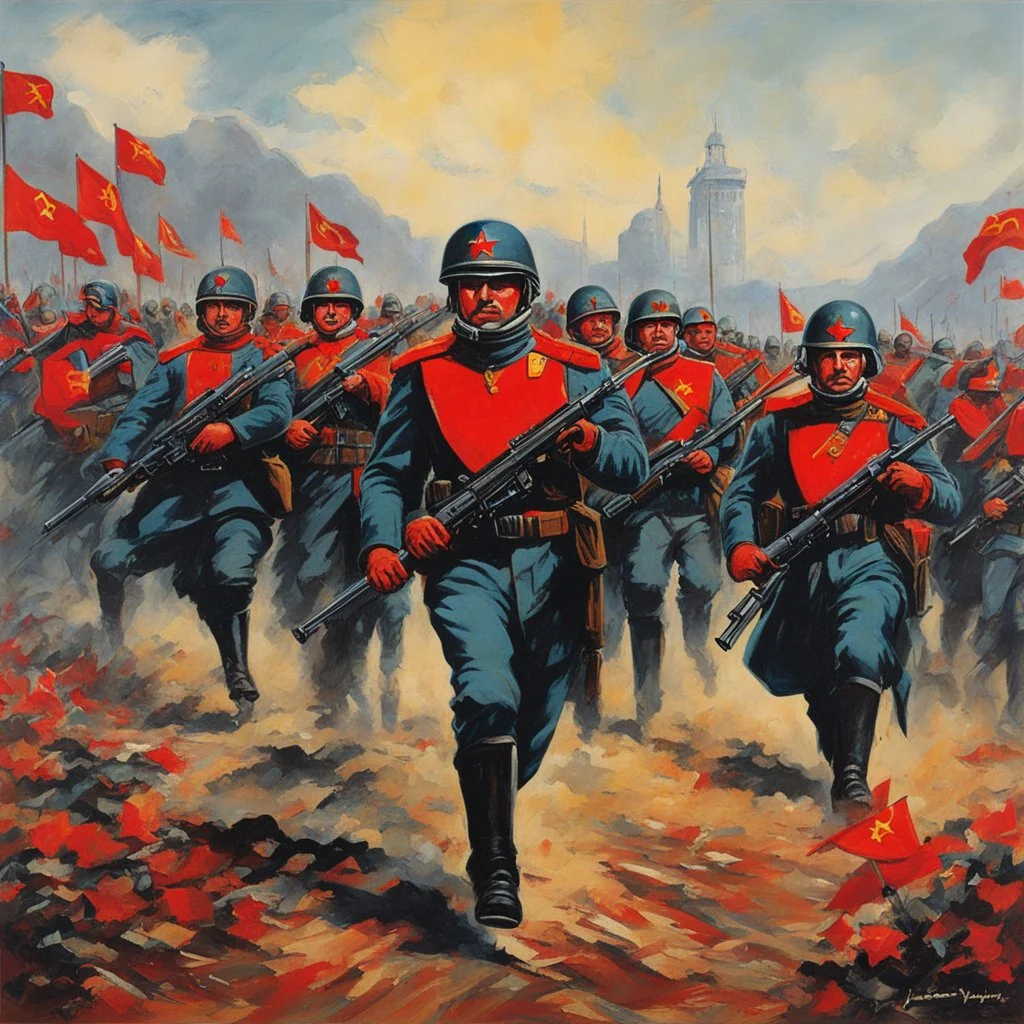 Soviet Troopers, For the Proletariat! by Jean Yanne