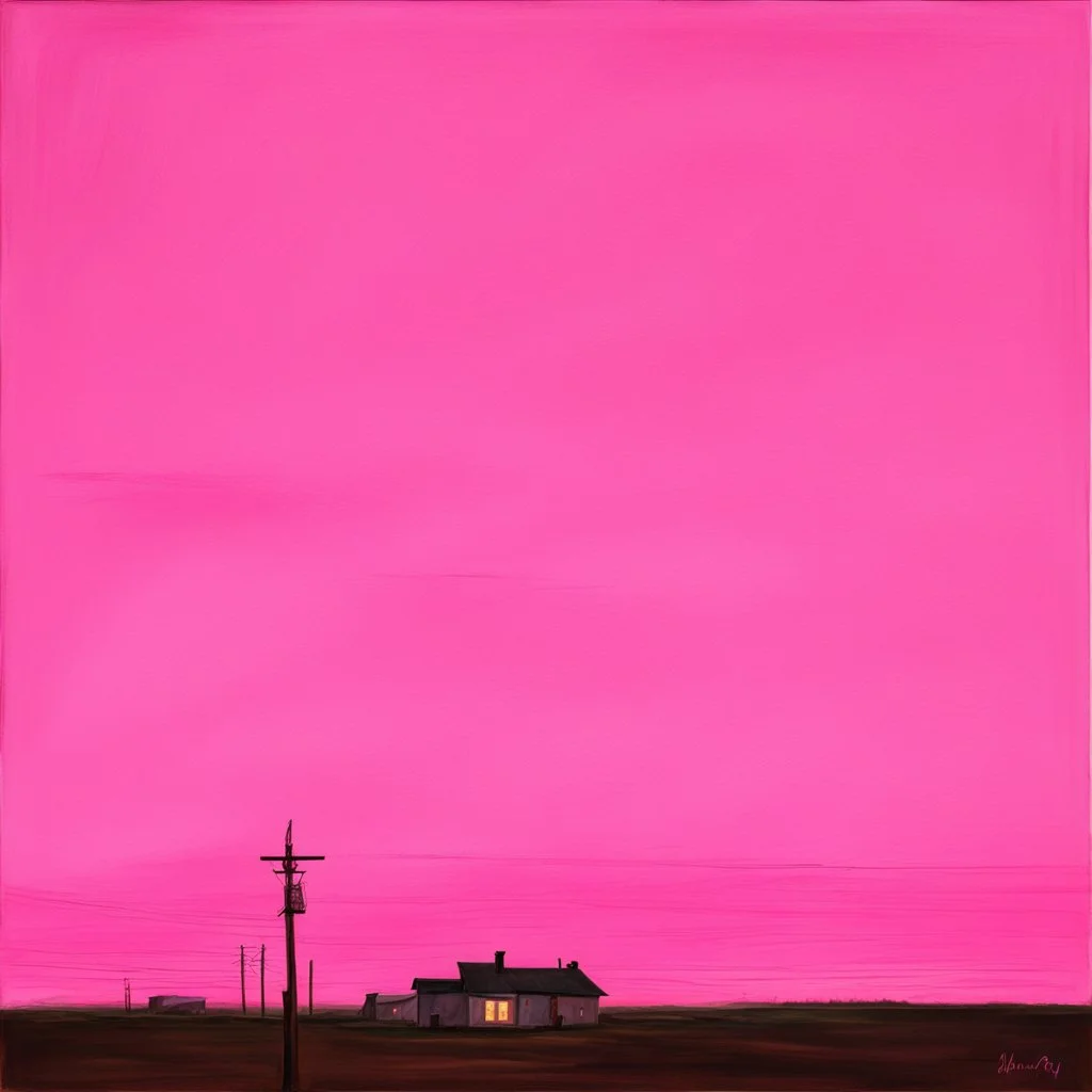 big pink hours like a 19th painting