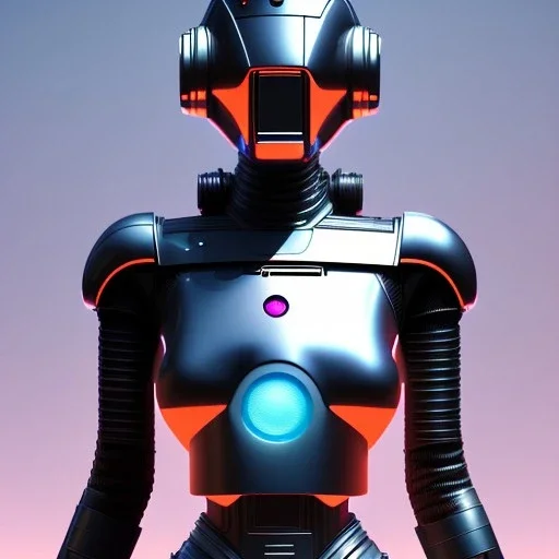 Droid woman, rounded face, retro futuristic, vibrant color, highly detailed, art stations, concept art, smooth, unreal engine 5, god rays, ray tracing, RTX, lumen lighting, ultra detail, volumetric lighting, 3d, finely drawn, high definition, high resolution.