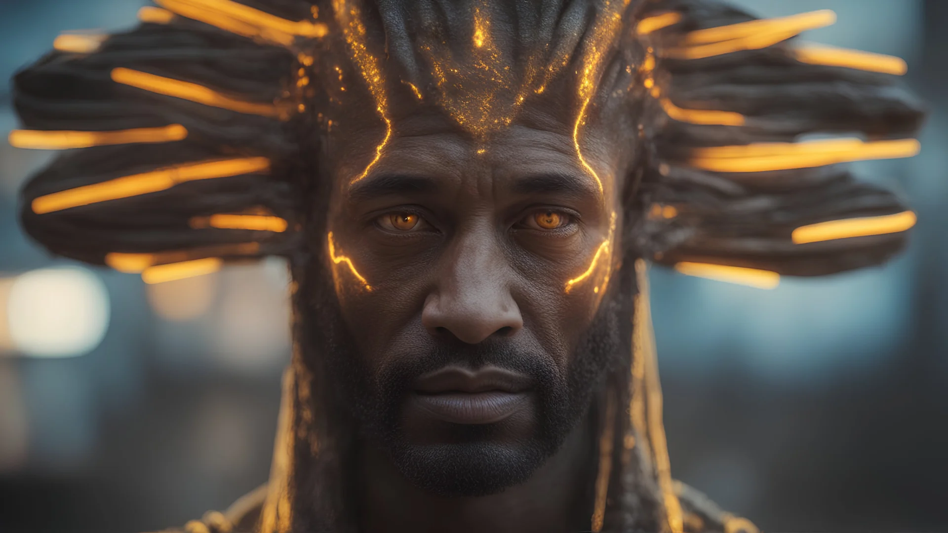 Photoreal magnificent neon radiant giant made from lava extremely bright glowing with neon yellow light by lee jeffries otherworldly creature, in the style of fantasy movies, shot on Hasselblad h6d-400c, zeiss prime lens, bokeh like f/0.8, tilt-shift lens 8k, high detail, smooth render, unreal engine 5, cinema 4d, HDR, dust effect, vivid colors