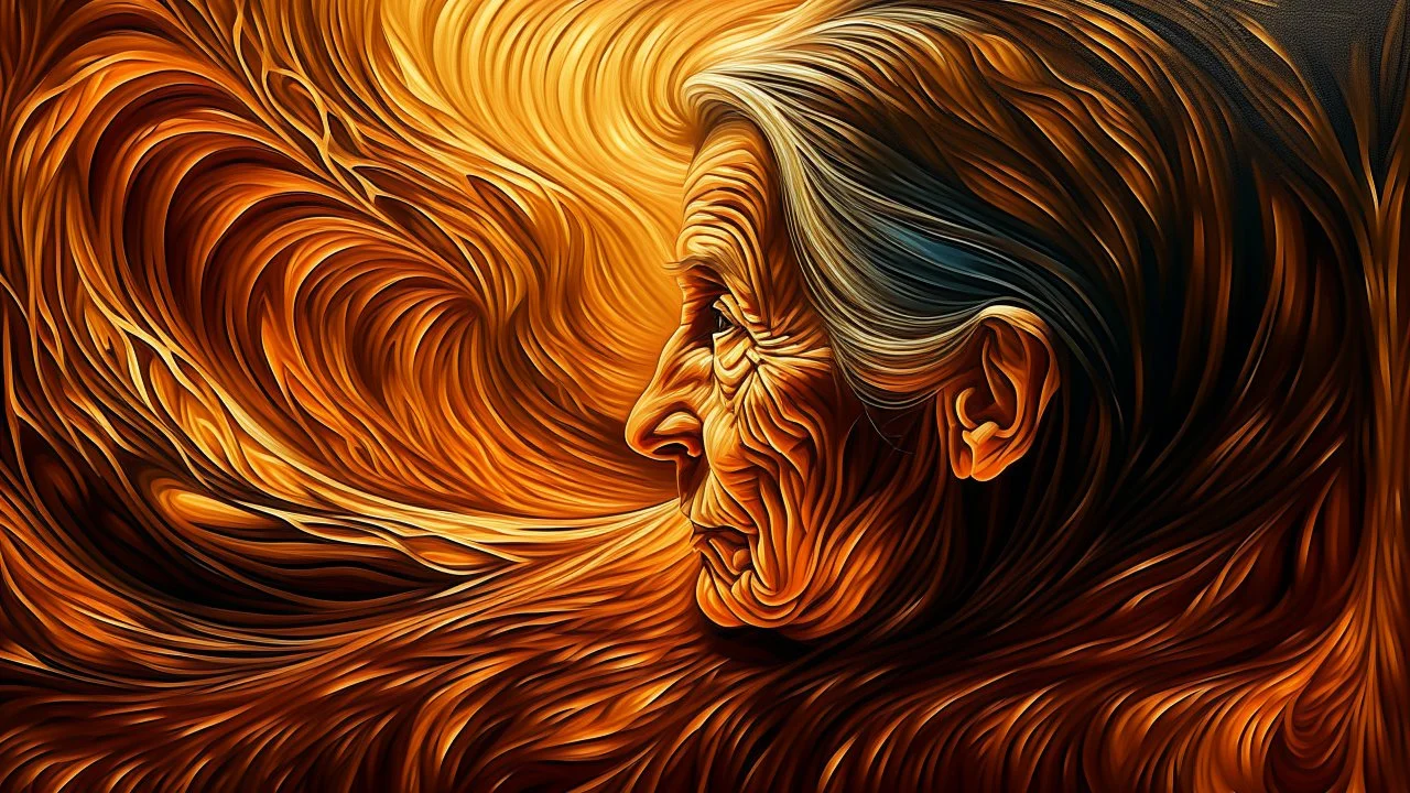 Oil painting.