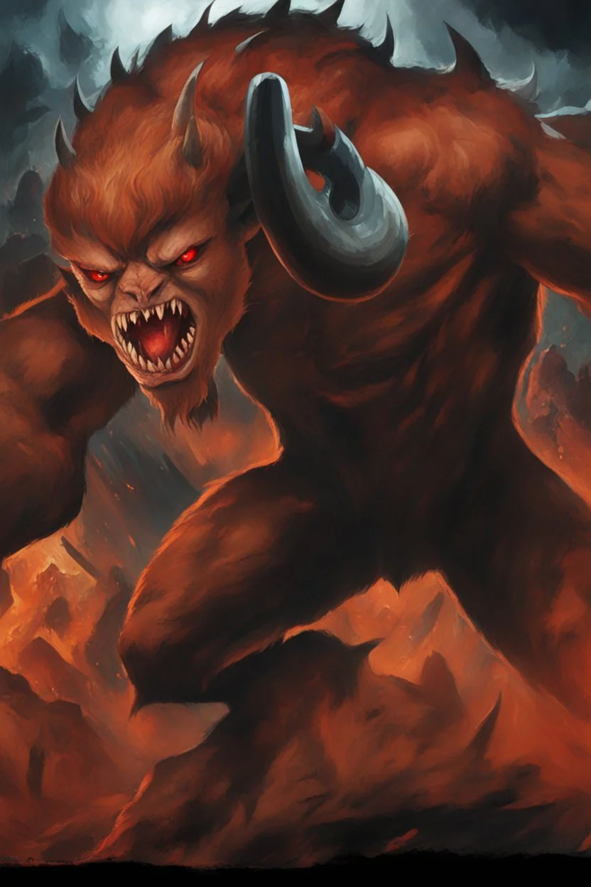 demonic minotaur demon