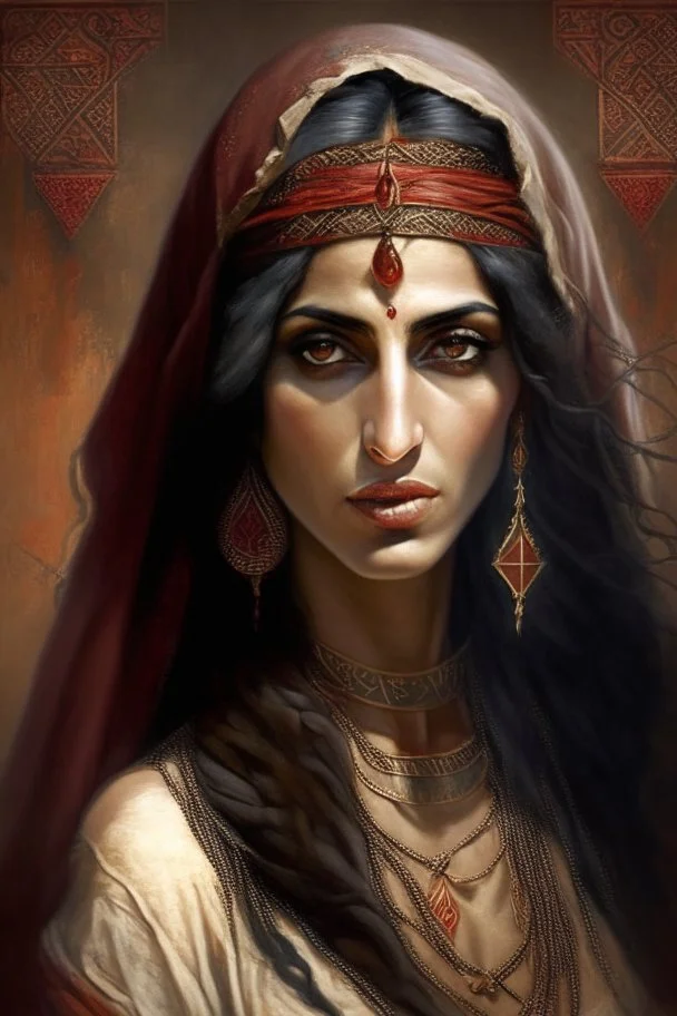 picture of Lilith as a middle eastern woman