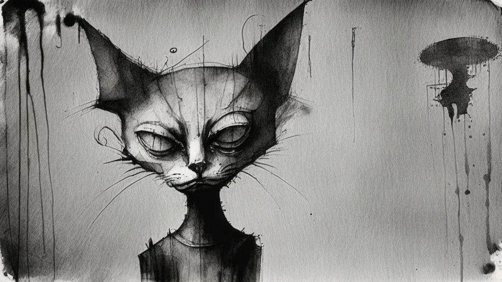 Asynchronous sourpuss; Neo-surrealism; Dada; Ink Wash