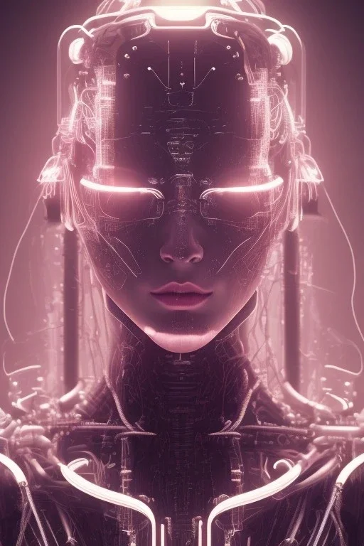 cyberpunk, head, cry women, portrai, face cry, perfect eyes, tron, cyborg, robot, cyborg, seven , perfekt, real, dream, hr giger