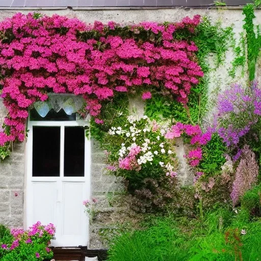 flowery cottage