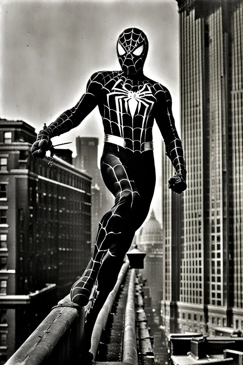 Spider-Man in 1873, photograph