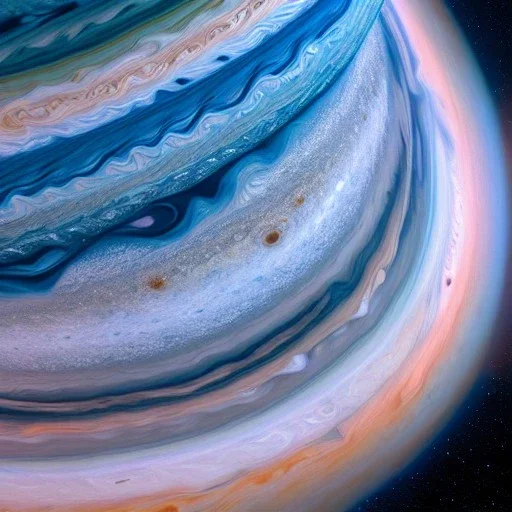 the universe as a 7 layer cake, jupiter, atmosphere, hyperrealistic, photogenic, extremely detailed, breathtaking, digital illustration