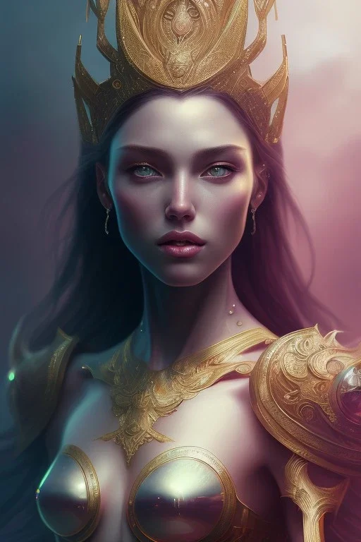 A highly detailed and hyper realistic drawing of a gorgeous and Goddess, trending on artstation, sharp focus, studio photo, highly detailed, by greg rutkowski