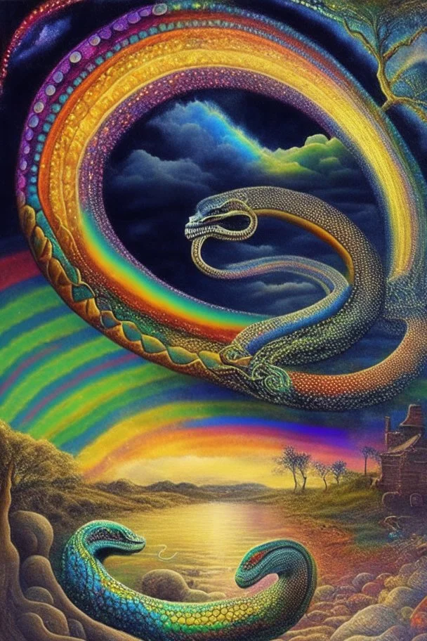 Dreaming Dreamtime Everywhen world-dawn ancestral past ancestral present unfixed in time abiding events serpent rainbow