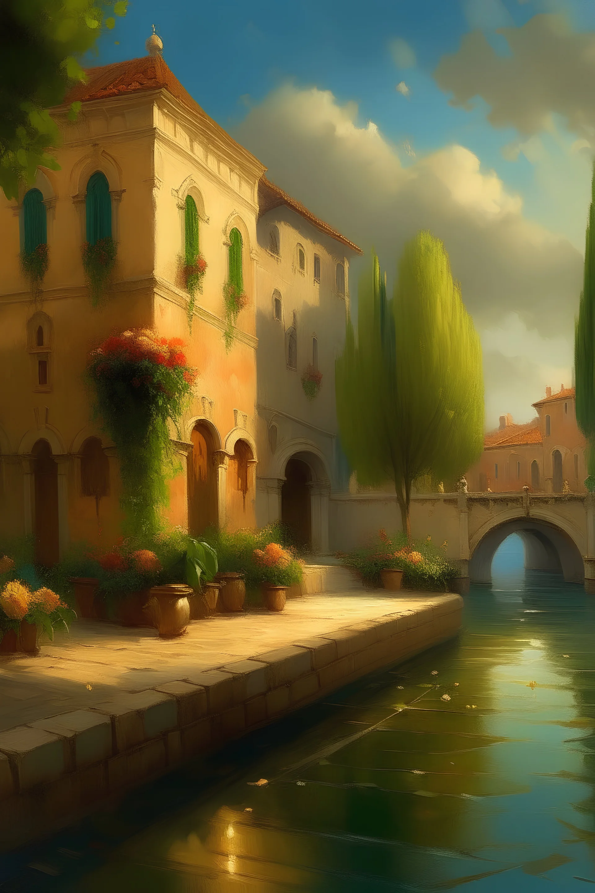 painting in Capriccio art style