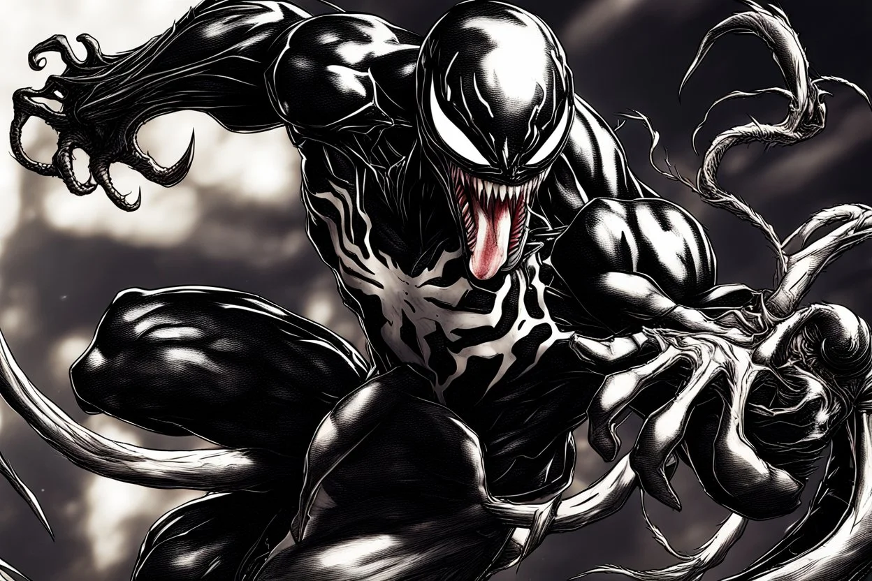 Imagine/ venom ,Hyper-detailed ,8k, by xanuth