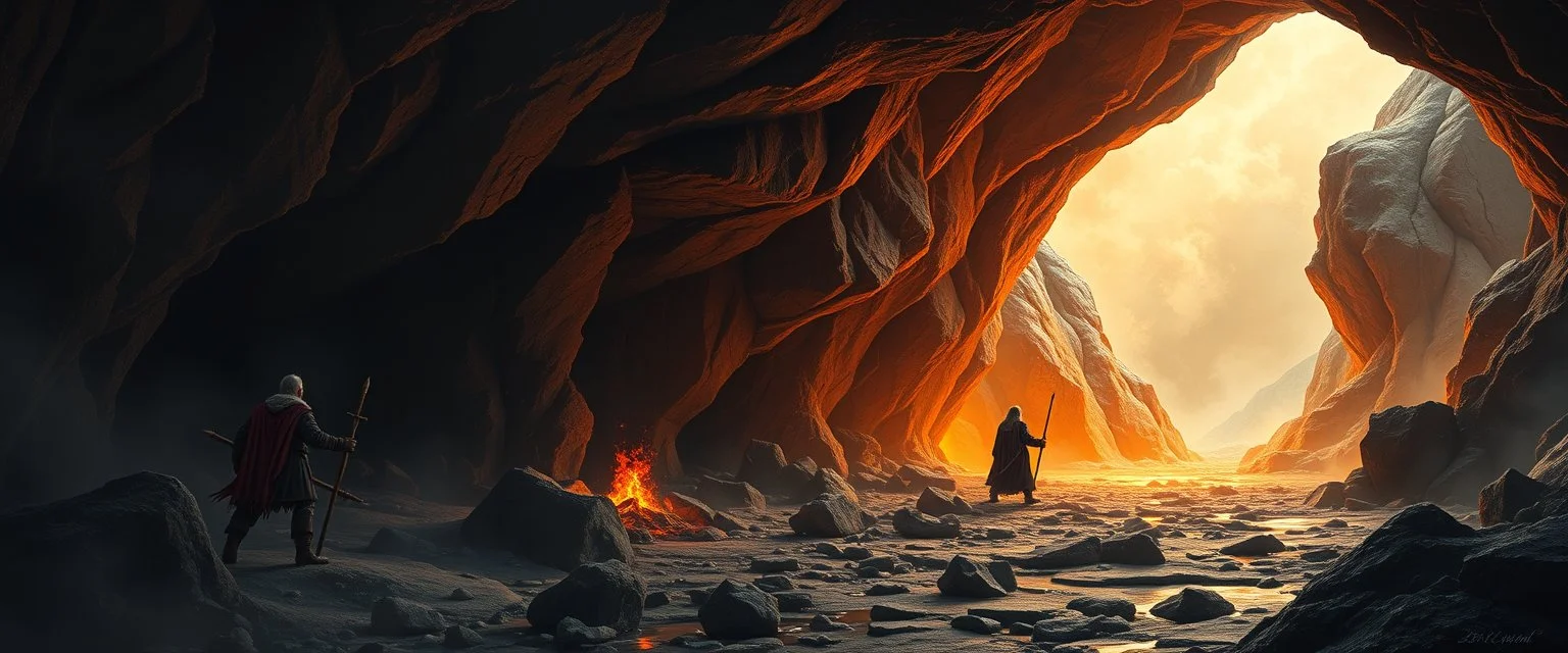 Georgian epic hymn, folk, in english, we are going into the caves to fight the orcs in the fiery depths