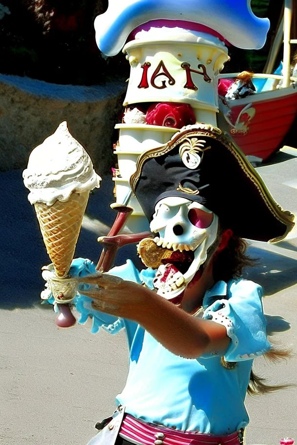 Argh, matey. Who wants ice cream?