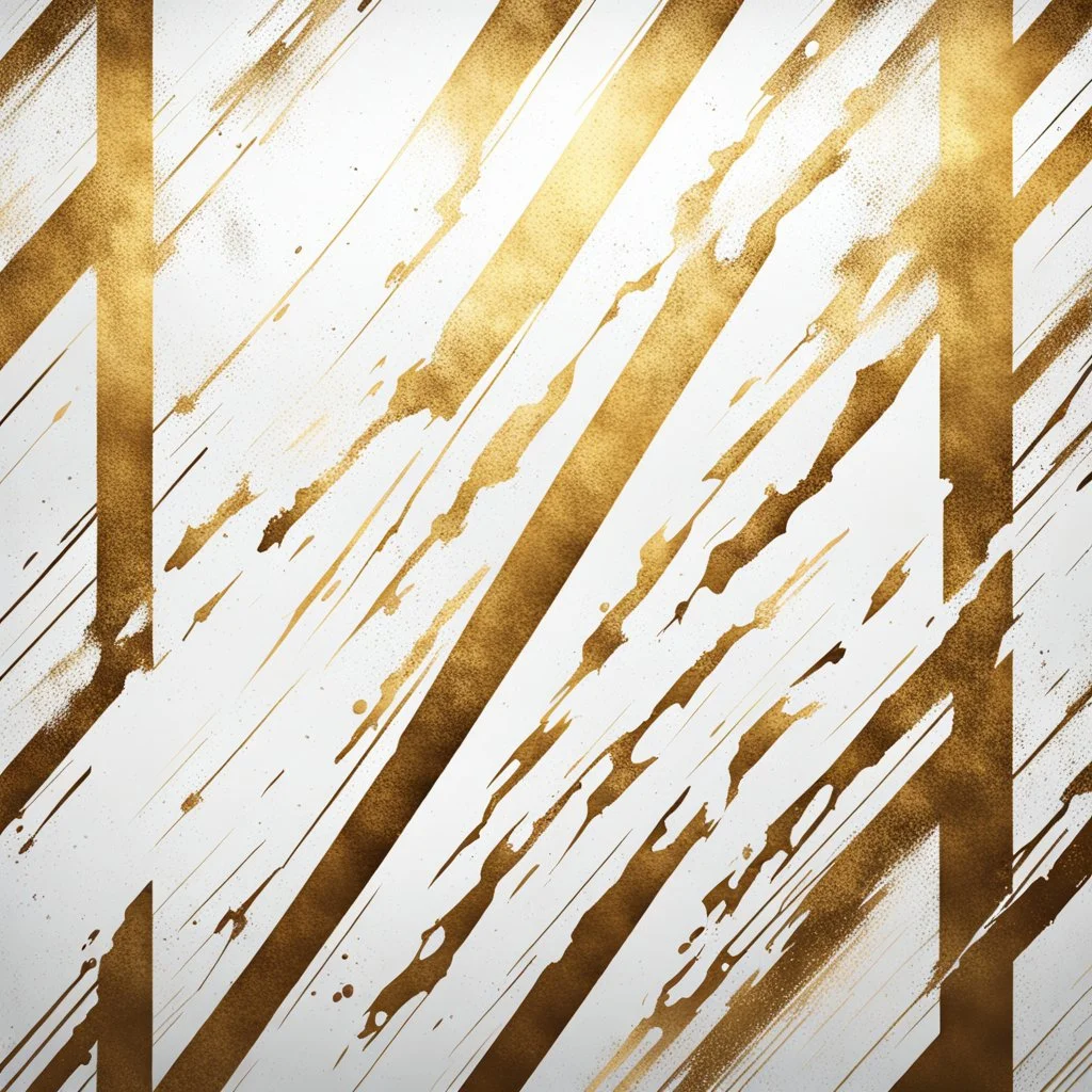 Hyper Realistic White, & Golden Grungy-Thick-Lines-Background