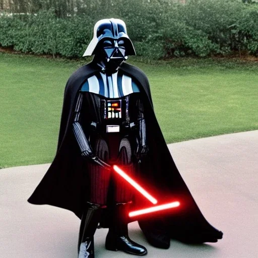 Darth Vader having fun