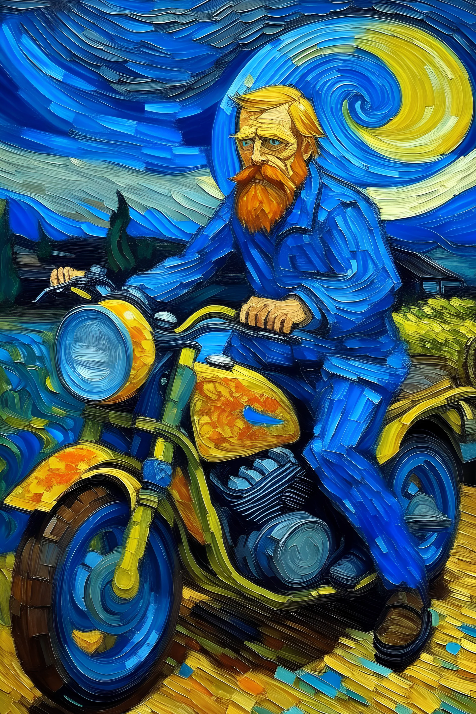 van gogh rides honda accord