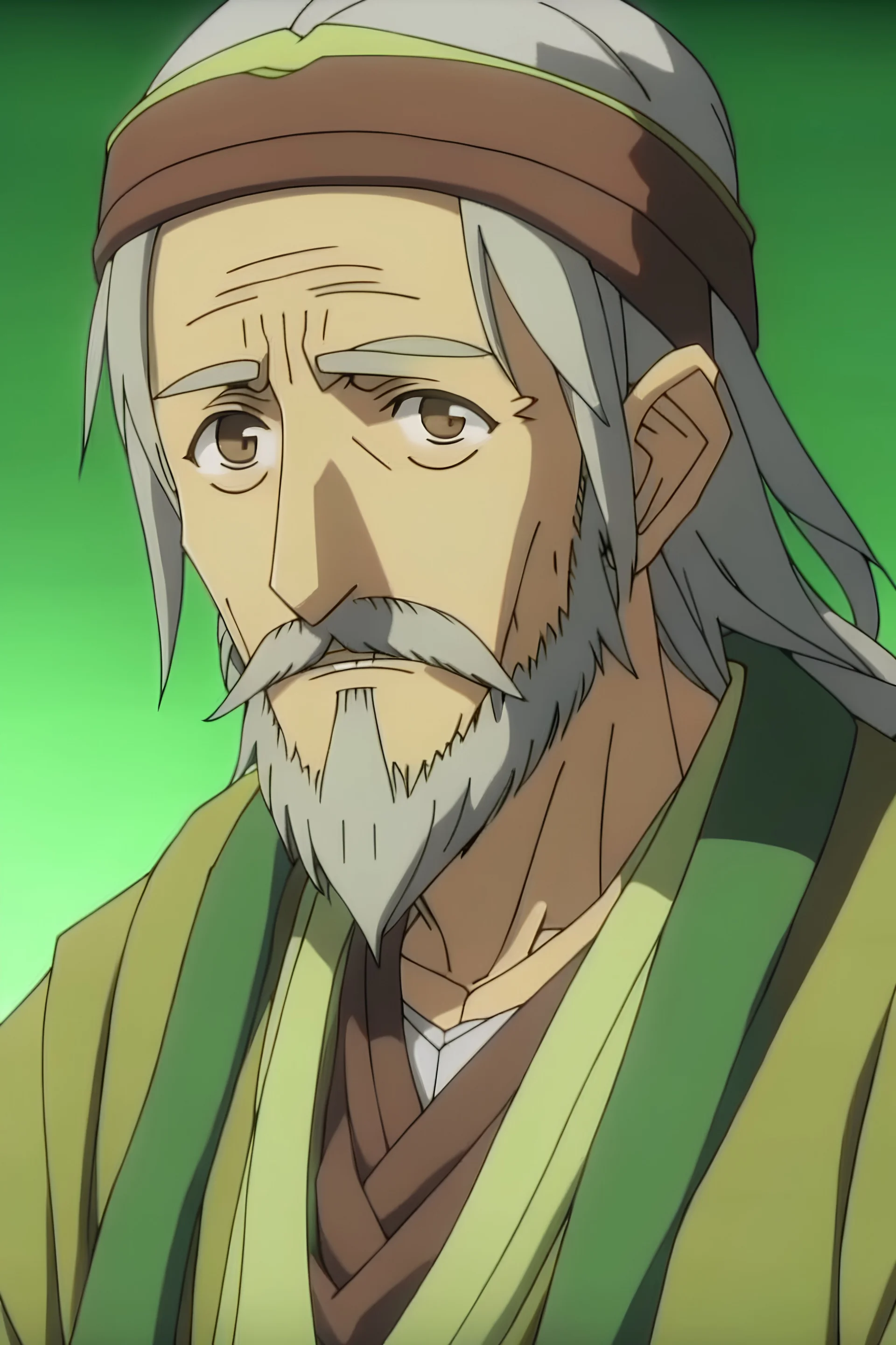 ben laden low anime style