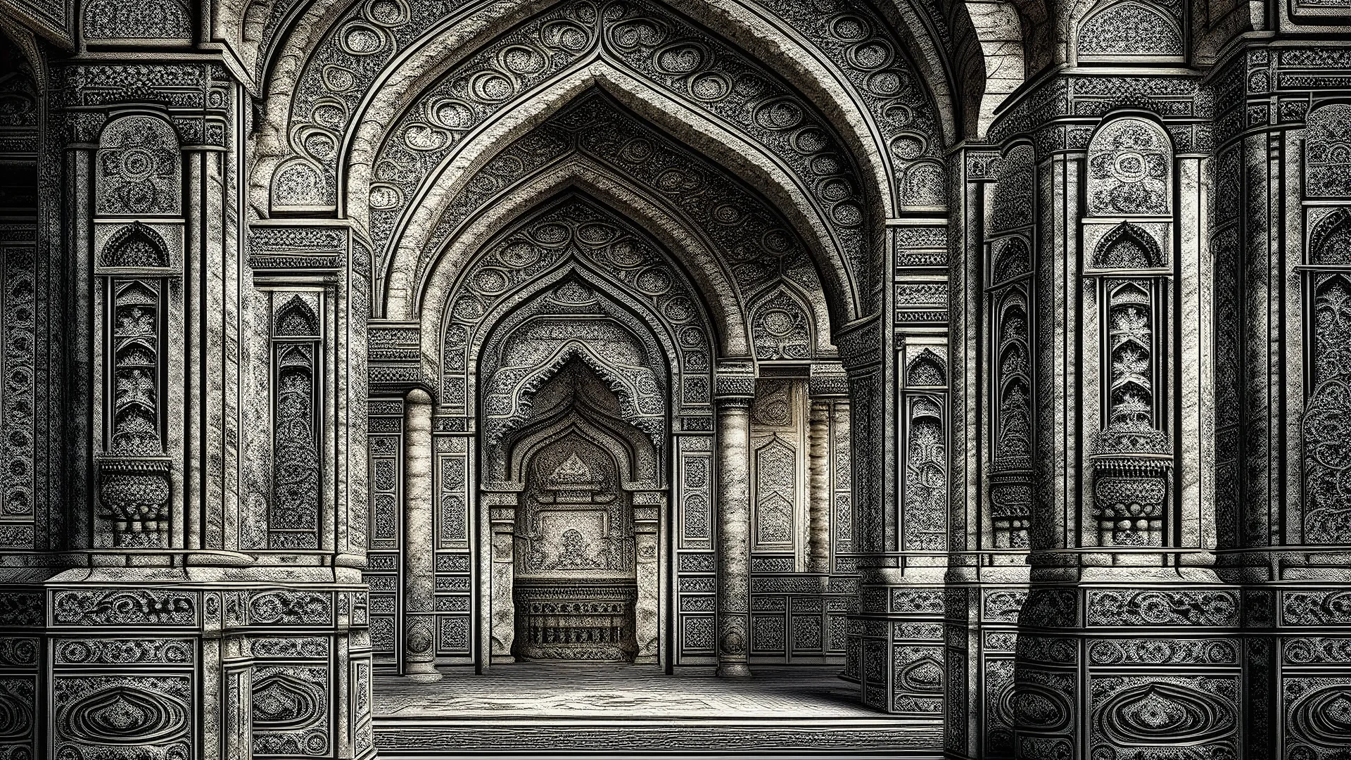 A shimmering fusion of the Taj Mahal and the Cave of the Tayos, blending opulence with mystery: intricate marble carvings meet ancient subterranean wonder. This stunning photograph captures the essence of both iconic locations, juxtaposing the grandeur of the temple with the enigmatic allure of the cave. Each detail is rendered with exquisite precision, from the intricate patterns of the Taj Mahal to the mysterious depths of the cave's shadows. A truly mesmerizing and evocative image that seamle