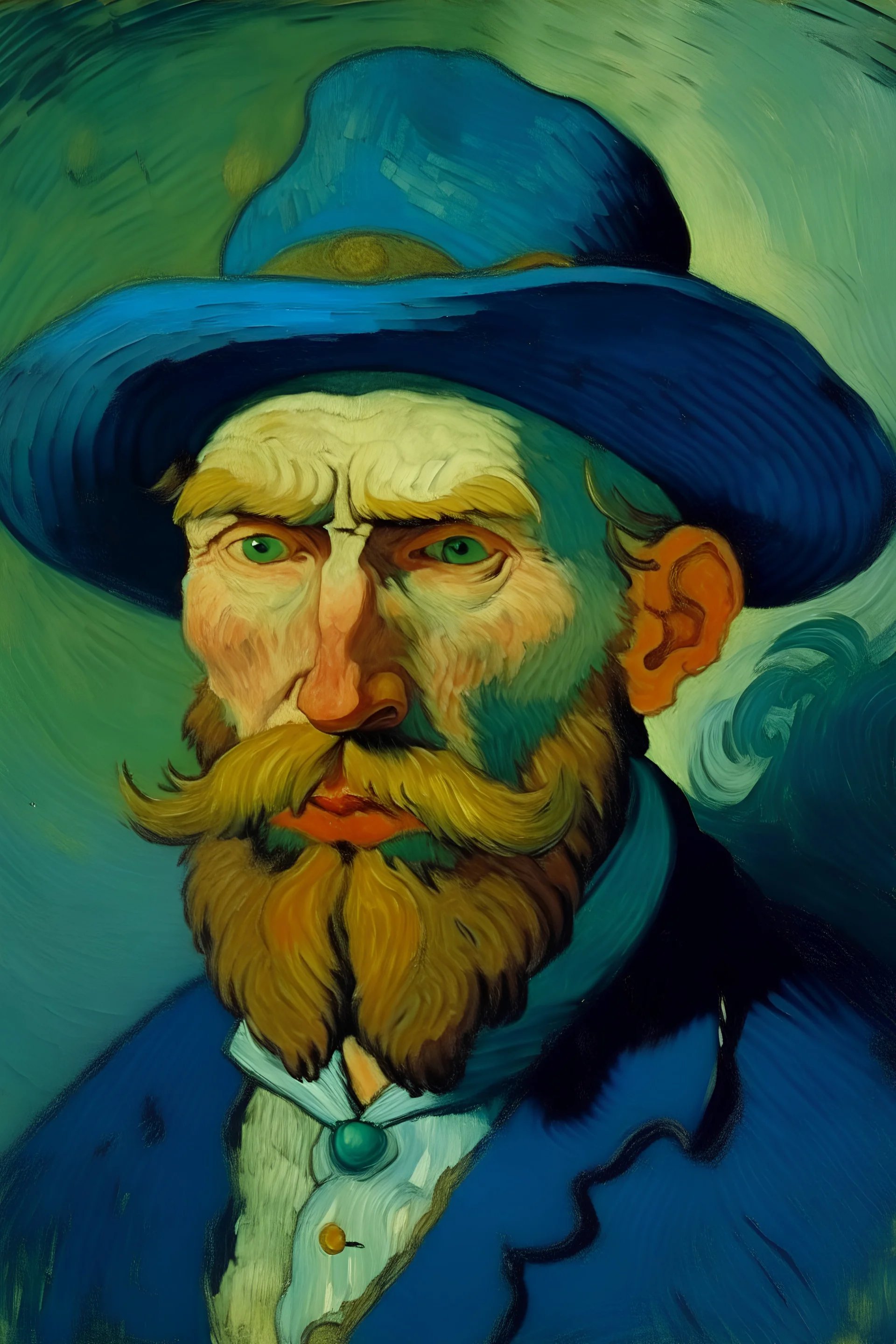 Portrait of by VanGogh