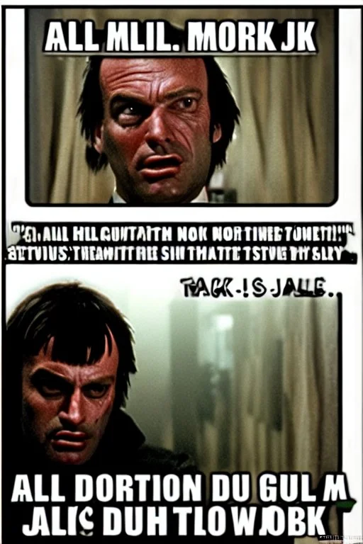 All work and no play makes Jack a dull boy