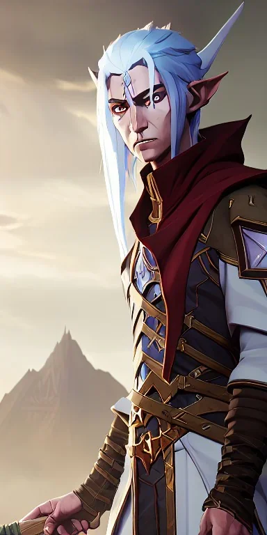 Dungeons and dragons character, wizard elf male, high detail, High definition, white hair, wizard robe, happy expression