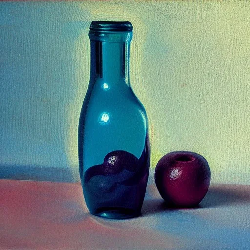 still life bottle