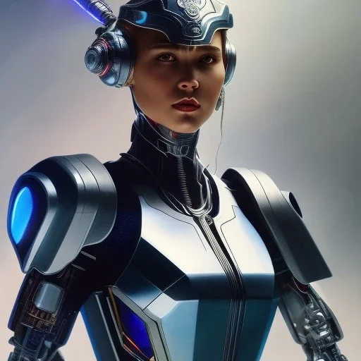 cosmos masterpiece, humanoid sexy cyborg robot with tongue and katana sword, sango fantasy, fantasy magic, sharp focus, illustration, highly detailed, digital painting, concept art, matte, artgerm and paul lewin and kehinde wiley, full figure, fit in board, cyber punk, pretty accurate hands face fingers, natural aye, fit within portrait