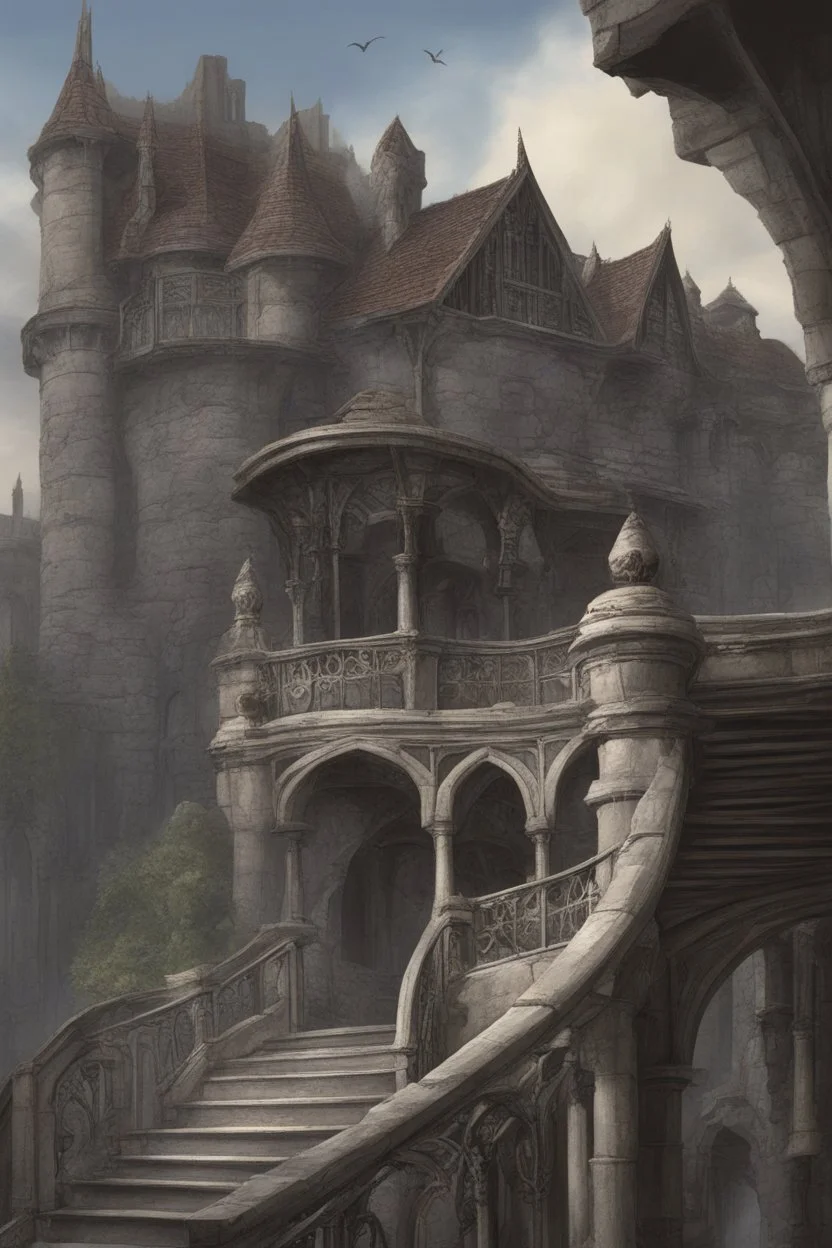 Castle ravenloft balcony