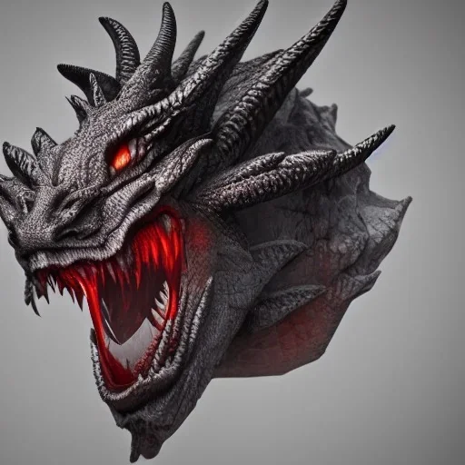 ice dragon, dragon portrait, portrair, dragon head, dragon face, big eyes, fangs, dragon with horns, 8k resolution, high-quality, fine-detail, fantasy, incredibly detailed, ultra high resolution, 8k, complex 3d render, cinema 4d